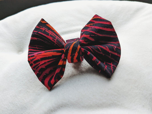 Red Spiral Bow